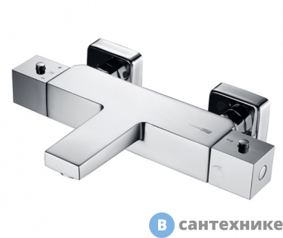 картинка Смеситель WasserKRAFT AIme 1511 Thermo Термостатический для ванны