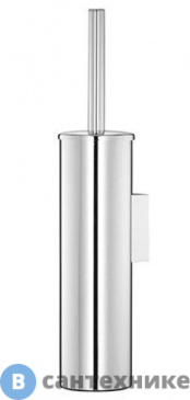 картинка Щетка для унитаза WasserKRAFT K-1087 подвесная металл, хромоникелевое покрытие