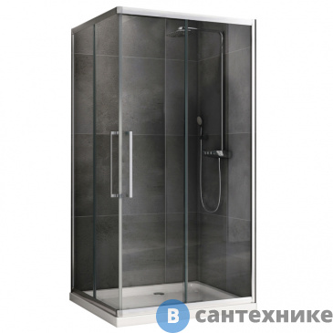 картинка Душевой уголок ABBER Schwarzer Diamant AG02128H 120*80*195, без поддона