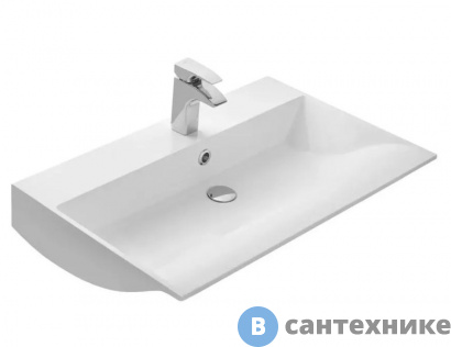 картинка Раковина Акватон Ондина 800 Д белая (1A710831OD010)