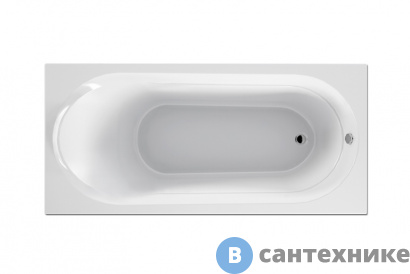 картинка Ванна акриловая МетаКам GRACE 1700х700 на каркасе /ABS-013095/, без сифона