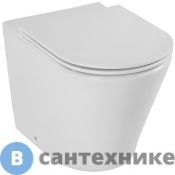 Унитаз приставной Jacob Delafon EDAA102-00 Rodin+ со стандартным ободом, без сиденья
