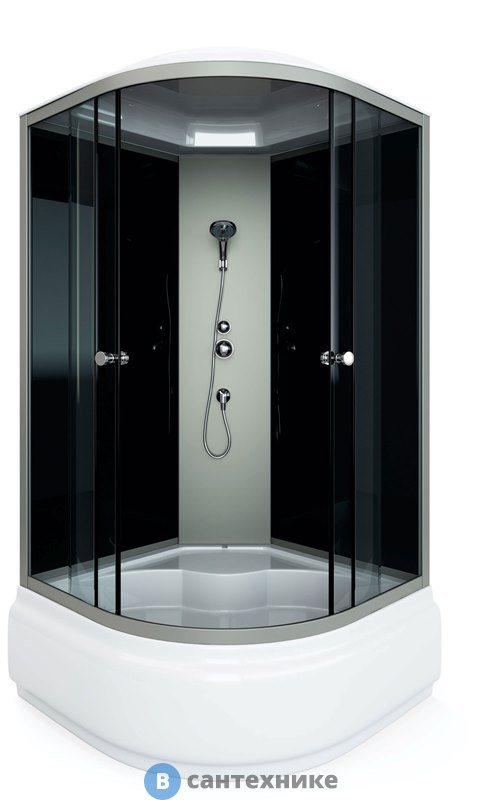 Душевая кабина Arcus S-23G (100x100) тонир. стекло, высокий поддон