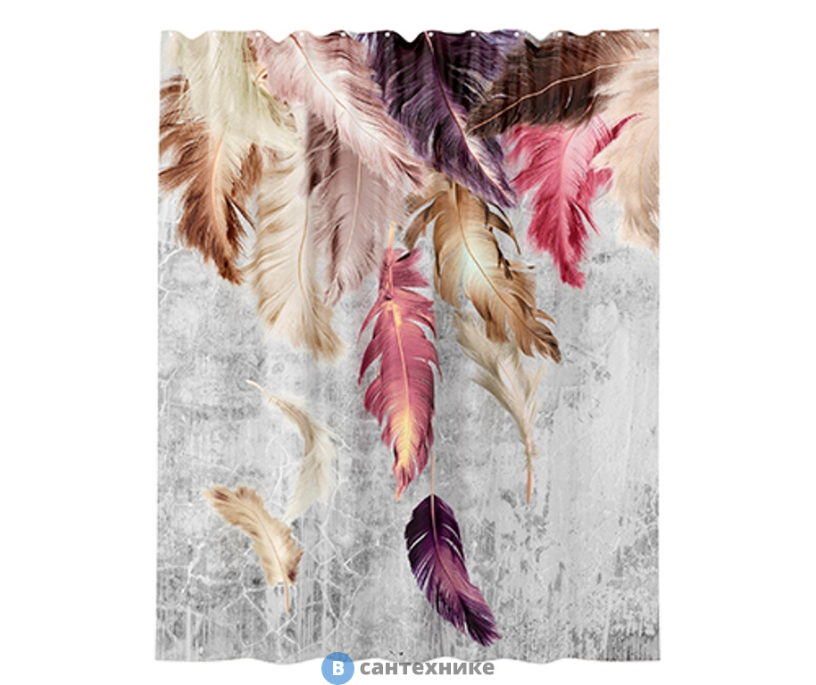 Шторка WasserKRAFT Rossel SC-57103 для ванной