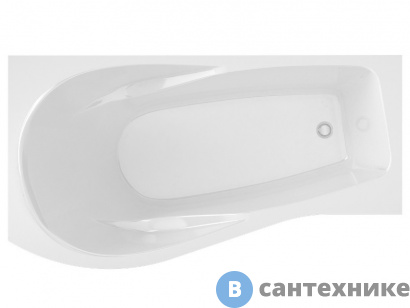 картинка Ванна акриловая Timo VINO1590L (1500*900*660), без каркаса и сифона