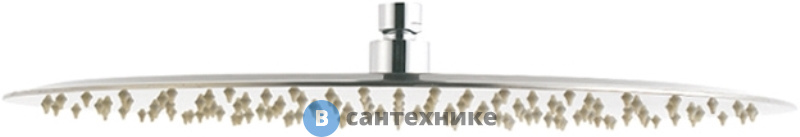 Верхний душ Aquanet AF301-84-RXL PASSION R, Ф400x2 мм, круг, нерж. полир. (242980)