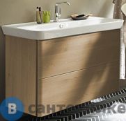 Тумба Burgbad Iveo подвесная с умывальником с 1 отв под смес. 1200х492х721 мм. 2 выдв ящика, сифон в компл. F2747 кашемировый дубовый (SFEN120F2747G0161C0001*1)