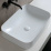Раковина AZZURRA ELEGANCE SOFT накладная 60х40 см без отв. под смеситель, белый (ELLG060400S0BI/(ESO60 bi)*0)
