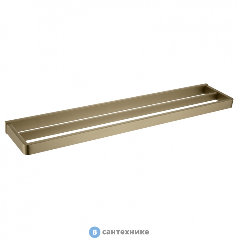 Полотенцедержатель двойной ABBER Westen AA1756G золото матовое