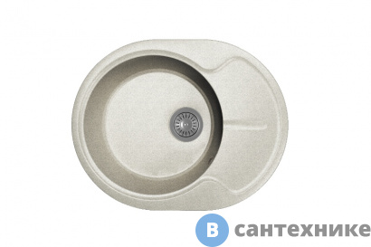 картинка Кухонная мойка Dr. Gans Берта 620, серый CMc (25.040.B0620.408)