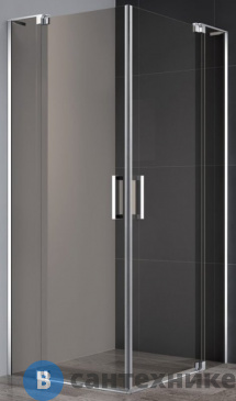 картинка Душевой уголок Cezares SLIDER-AH-2-70/80-90/100-BR-Cr без поддона