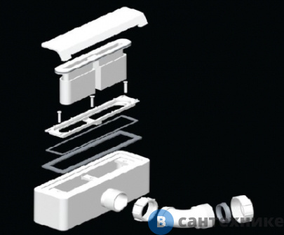 картинка Сифон для поддона WELTWASSER СЕРИЯ WW TR Арт. TRАВ 8 WT