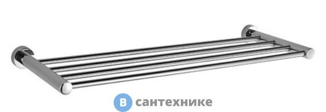 Полка для полотенец WasserKRAFT Donau K-9411 металл, хромоникелевое покрытие