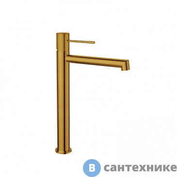 картинка Смеситель Vincea Desire VBF-1D2BG для раковины, однорычажный, брашированное золото