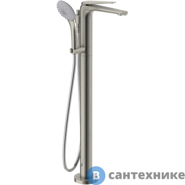 картинка Смеситель Jacob Delafon AVID E97367-BN однорычажный напольный для ванны/душа, бронзовый никель