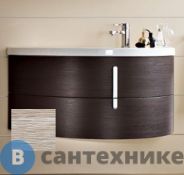 Тумба с раковиной Ideagroup L4C2115 Rovere Grigio (BC110) подвесная, с керамической раковиной 110 см.