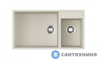 картинка Кухонная мойка OMOIKIRI Tedori 85-2-U-WH белый (4993943)