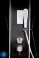 картинка Душевая кабина Deto L 810 с электрикой black (100х100х215 см)