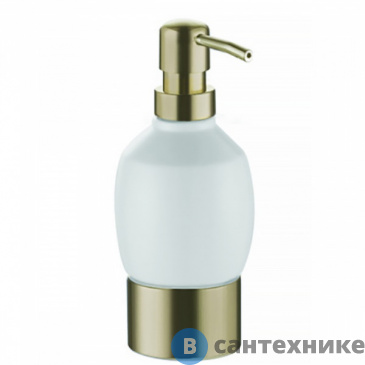 картинка Дозатор AZARIO ELVIA жидкого мыла керамический настольный, бронза (AZ-128-A)