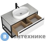 Тумба под раковину SINTESI FORTA 100 белый (SIN-FOR-B-100)