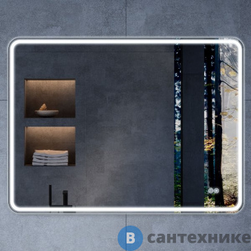 картинка Зеркало Vincea VLM-3VC100-2 1000х800 c сенсорным выключателем и диммером, антизапотевание