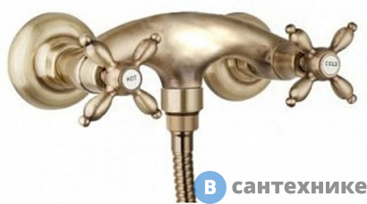 картинка Смеситель Cezares ATLANTIS-NOSTALGIA-DS-02 для душа, бронза