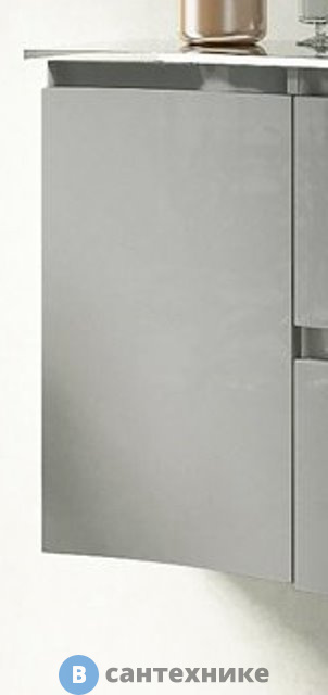 Шкафчик Cezares VAGUE 54856 подвесной с одной распашной створкой, левосторонний Grigio lucido (34x40x55)