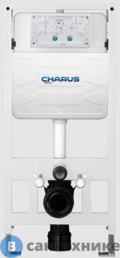 картинка Инсталляция CHARUS TM для подвесного унитаза, 1112*500*135 мм, со смывным бачком скрытого монтажа, без клавиши (CC.300.80.01)