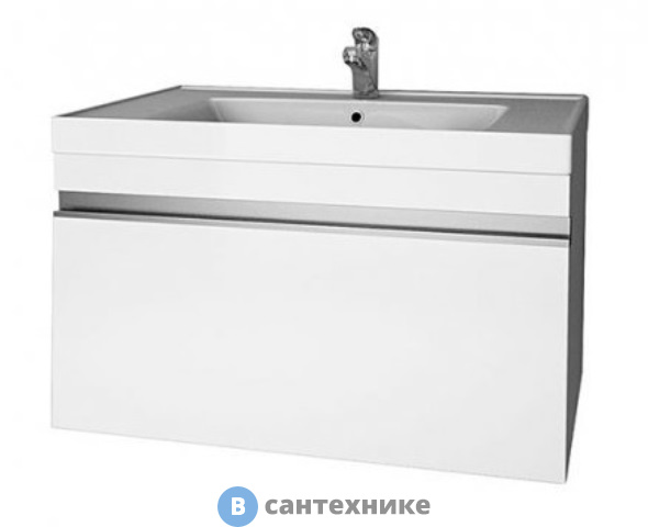 Тумба под раковину Dreja Grace 70, белый лак, 1 ящ (99.0910)