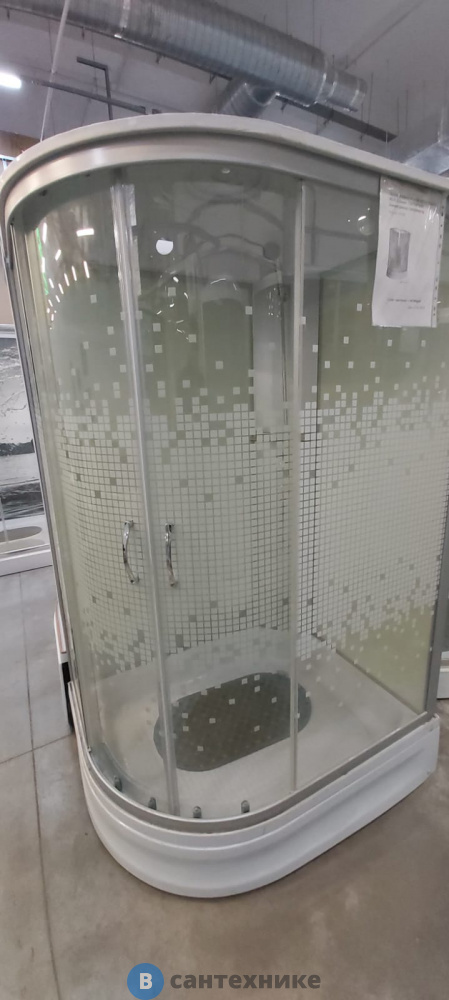Душевая кабина МОНОМАХ 120/90/24 МЗ R 1200*900*2100, асимметричная (10000005828) (витрина)