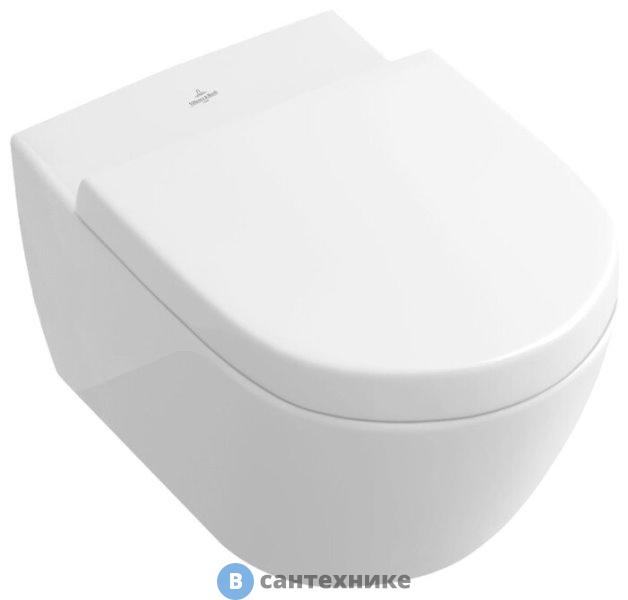 Унитаз подвесной Villeroy & Boch Subway 2.0 5614R001 альпийский белый, без сиденья