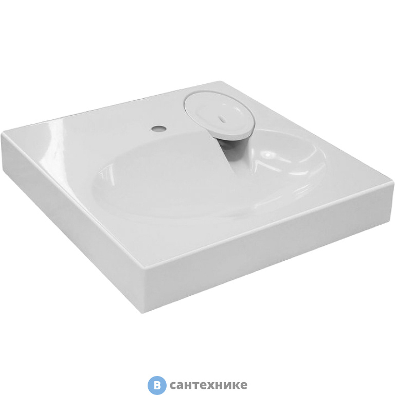 Раковина AZARIO Estet (600*545*80) +сифон (CS00082259)