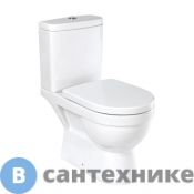 Унитаз-компакт Kirovit Престиж белый  н/п под кн/арм (с бачком +2ур.арм Alca .,сид.микролифт,быс.снятия)
