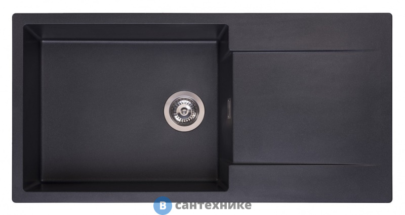 Кухонная мойка Reginox Amsterdam 540 Black Silvery 3,5" (R30806)