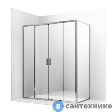 картинка Душевое ограждение Ambassador Forsa 17021107AX-90AX (1200x900x2000), без поддона