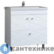 Тумба под раковину М-Классик Кристалл 80 КН (COMO 80) (6726mkt)