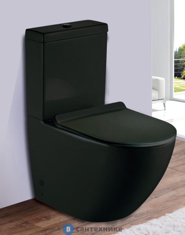 Унитаз-компакт ESBANO RIPOLL-С (Matt Black)