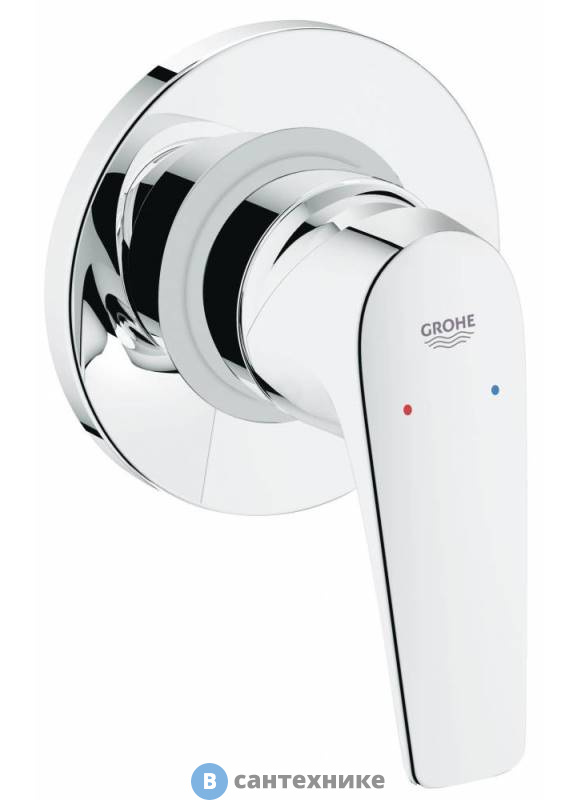 Смеситель Grohe 29046000 BauFlow для душа, со встроен. механ.