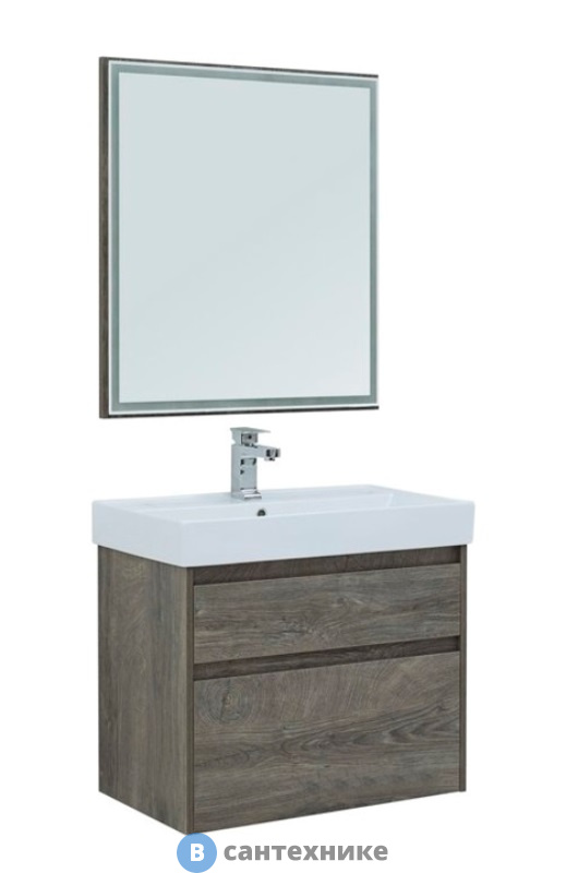 Комплект мебели Aquanet Nova Lite 60 2 ящ.  дуб рошелье (242920)