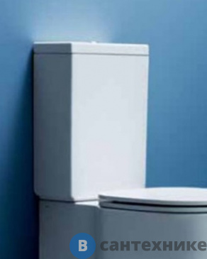 картинка Бачок AZZURRA GLAZE для унитаза моноблок, белый (GLZ400/MBL (GLCSMB000000BI)), без мехазма слива