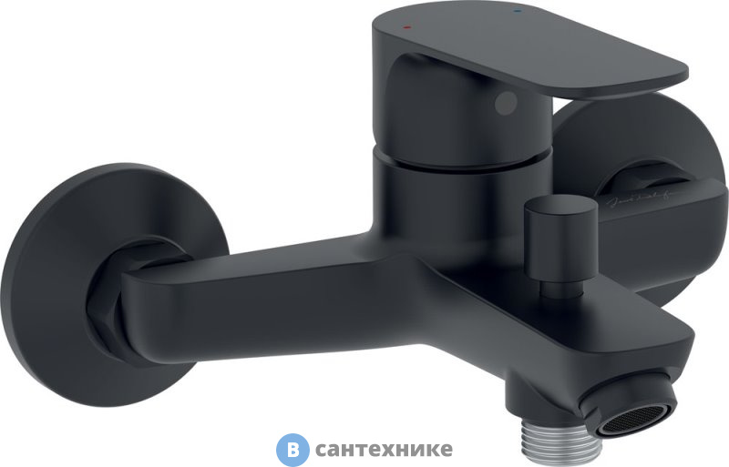 Смеситель Jacob Delafon OSCAR E29844-BL для ванны, матовый чёрный