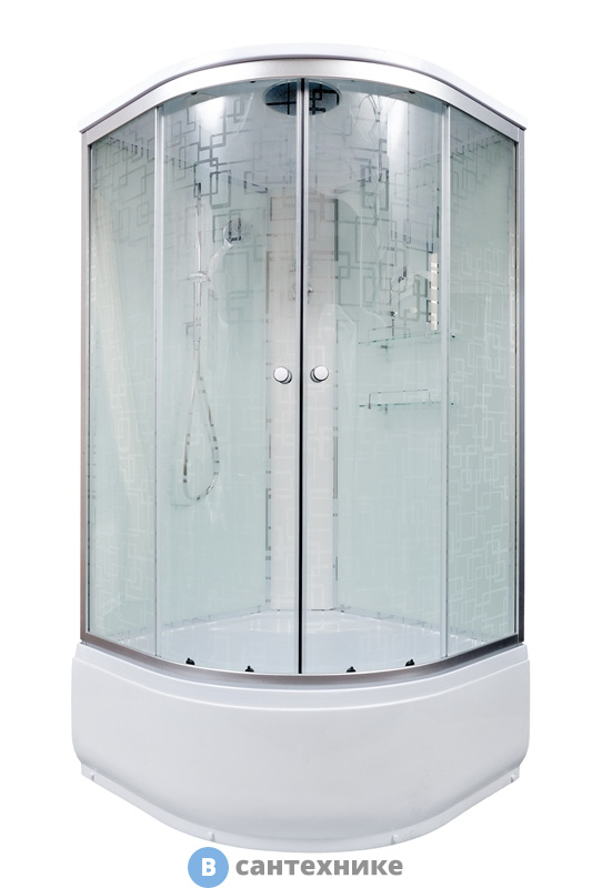 Душевая кабина Deto ЕМ4510 с электрикой (1000*1000*2200)