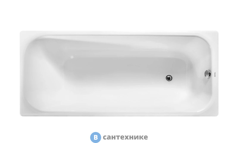 Ванна чугунная WOTTE Start 1700х750 (БП-э0001104), без ножек