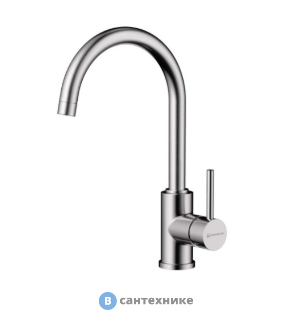 Смеситель OMOIKIRI Shinagawa-BN нержавеющая сталь (4994230)