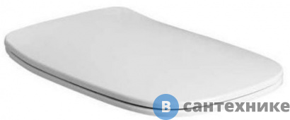 картинка Сиденье AXA White Jam AF3301 с крышкой для унитаза Soft close, быстросъемное, White Glossy