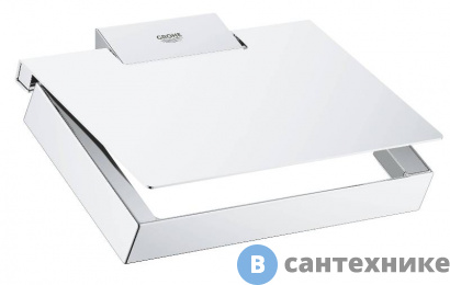 картинка Держатель Grohe 40781000 Selection Cube для бумаги с крышкой