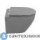 картинка Унитаз подвесной BelBagno COLORATO BB062CHR-GR безободковый с креплением, серый матовый, без сиденья