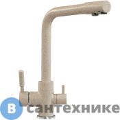 Смеситель Polygran Дуо 627536 кухонный №302 песочный