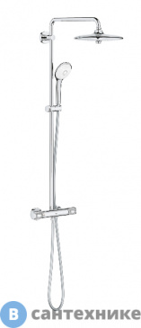 картинка Душевая стойка Grohe 27296003 EUPHORIA SYSTEM с термостатом (хром)