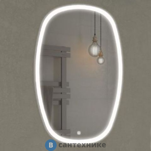 Зеркало Comforty Космея-50 светодиодная лента, сенсор 500*800